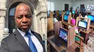 Ghanaian lawyer in US builds fully-equipped ICT center for his former JHS in Ghana