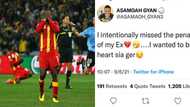 Asamoah Gyan warns parody account claiming he missed 2010 penalty on purpose