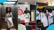 Young KNUST student jubilates after her white coat ceremony: “Beautiful future doc”