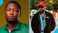 Nigerian comic actor Brain Jotter sings Ghanaian anthem at Deacon Famous and Mawusi's wedding