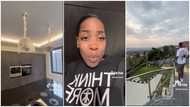 Lady flaunts the family house her brother built in Africa, video inspires many