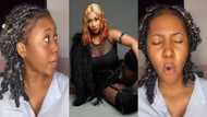 Jackline Mensah: Hajia4Real reacts as Tiktok star remakes rib-cracking video of her rapping at Okay FM