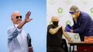 President Joe Biden celebrates 50 million vaccinations in the US