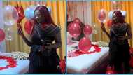 Ghanaian man surprises wife with amazing gifts on their anniversary in his absence