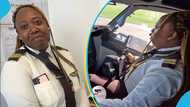 Pretty lady delights as she becomes pilot, flies plane in video: "It's her confidence for me"