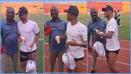 Black Stars: Appiah stadium bonds with Dede Ayew, forces skipper to mention his name, netizens react
