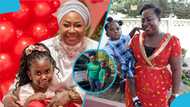 Gifty Anti’s daughter looks all grown up as she joins mother on tour of orphanages