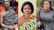 First photos, video emerge as Bill Asamoah lays mom to rest; Emelia Brobbey, other stars mourn with him