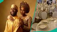 Chivido: Decor of Davido’s wedding venue stirs mixed feelings, “Moses Bliss do pass this one”