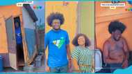 Ghanaian lady dating guy who lives in a kiosk shows his room in video
