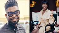 Gyakie spotted with popular Nigerian comedian Basketmouth