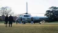 Donald Trump leaves White House as president for the last time (photos, video)