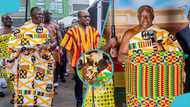 Otumfuo shares special moment with Abeiku Santana in South Africa, video evokes joy