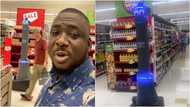 Ghanaian man in US laments bitterly after seeing a robot working in a mall: "These are our jobs"