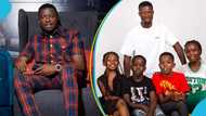 Kwaku Manu features his four kids in his upcoming movie, fans excite