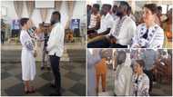 Photos from wedding with no gown & bridesmaids at Kasoa cause stir online