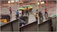 Heartwarming moment female officer controls traffic under heavy rain; her video stirs reactions