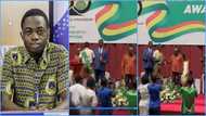 Stephen Apemah-Baah: Video of OWASS NSMQ star receiving award from Akufo-Addo goes viral