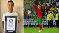 Cristiano Ronaldo receives Guinness World Record Certificate after breaking international goals record