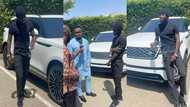 Adonko owner Dr Kwaku Oteng gifts Kuami Eugene a 2020 Range Rover Velar; video drops