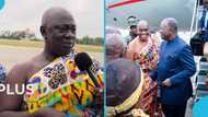 How the Asante Chiefs welcomed Otumfuo to Kumasi from abroad: "Ye som sika dwa Kofi"