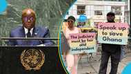 Ghanaians in the US protest Akufo-Addo as he addresses UN General Assembly in New York