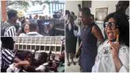 Video of Agradaa 'crying' to God as police bundled her away to begin 3-day remand pops up, Ghanaians can't think far