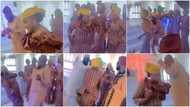 Video drops as bridesmaids, groomsmen "scatter" dancefloor with amazing dancing skills