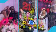 Prophet Ogyaba's 'daughter' Ohemaa Dynamite cuts 'strange' cake at her 21st birthday party