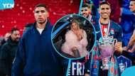 UCL winner Achraf Hakimi reportedly dating ex-wife of his former PSG teammate