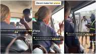 White woman angrily calls police to arrest trotro mate for charging her 50p extra at Madina