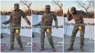 Pretty lady in US Army shows nice dance moves as she joins viral TikTok trend, video of her whining waist goes viral