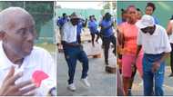 Opanyin Kofi Kakraba: 96-year-old active member of the Dansoman Keep Fit Club exercises everyday