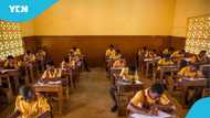 BECE candidate stops writing exams to feed her crying baby: "A brave mother"