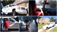 Man builds big fine aeroplane car, drives it on the road confidently, video goes viral and wows many people