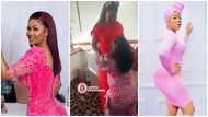 Nana Ama McBrown: Adu Safowah kneels as actress advises her to stop attacking people online