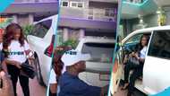 Fella Makafui drives a brand-new GH¢3,000,000 Land Cruiser to sign an ambassadorial deal: "We don't judge"