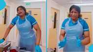 After quitting oil and gas job, lady jokingly shares struggles with new work in the UK