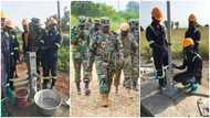 Ghana Armed Forces construct boreholes and toilet facilities for communities in the north