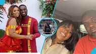 Joe Mettle's wife looks radiant as she puts things in order during Praise Reloaded event, Ghanaians hail her