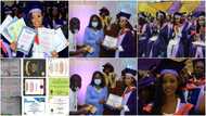 Brilliant lady bags 9 awards after graduating with first class; shares adorable photos