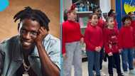 School pupils in Italy sing King Paluta's song word for word: "Music is a universal language"