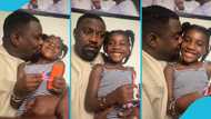 John Dumelo’s daughter looks big and tall, displays ‘broni’ accent in bonding video with dad