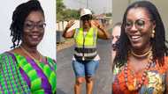 Akufo-Addo's minister Ursula Owusu breaks the internet; flaunts her curvy body in new photos