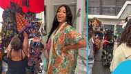 Joselyn Dumas shops for dress by the roadside in viral video