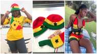 Nigerian lady in Ghana creates beautiful handmade crafts to support Black Stars at the World Cup