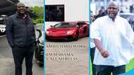 Ibrahim Mahama cruises in a Lamborghini Aventador SV worth over GH₵8 million in town, video stirs reactions