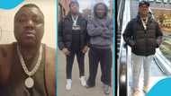 Stonebwoy bonds with his bodyguard after Hamburg showdown, video melts hearts