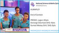 NSMQ 2023: Kumasi Wesley Girls SHS gets total score of "-1" in round 4, finishes contest with 6