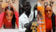 Ghanaian surgeon unsticks viral Gorilla Glue from lady's head in 4 hour operation
